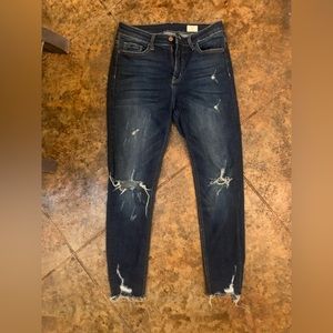 Bridge by Gly Curvy High Rise Ankle Skinny Jeans 27 never worn- original tags